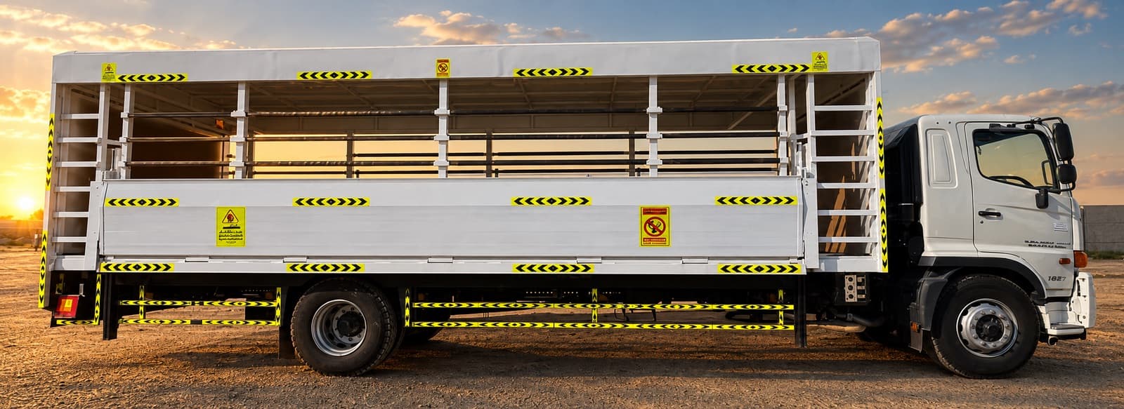 LPG cylinder truck