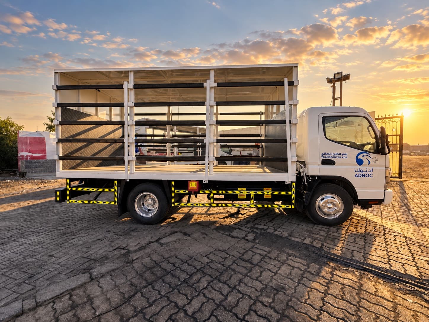 LPG cylinder truck